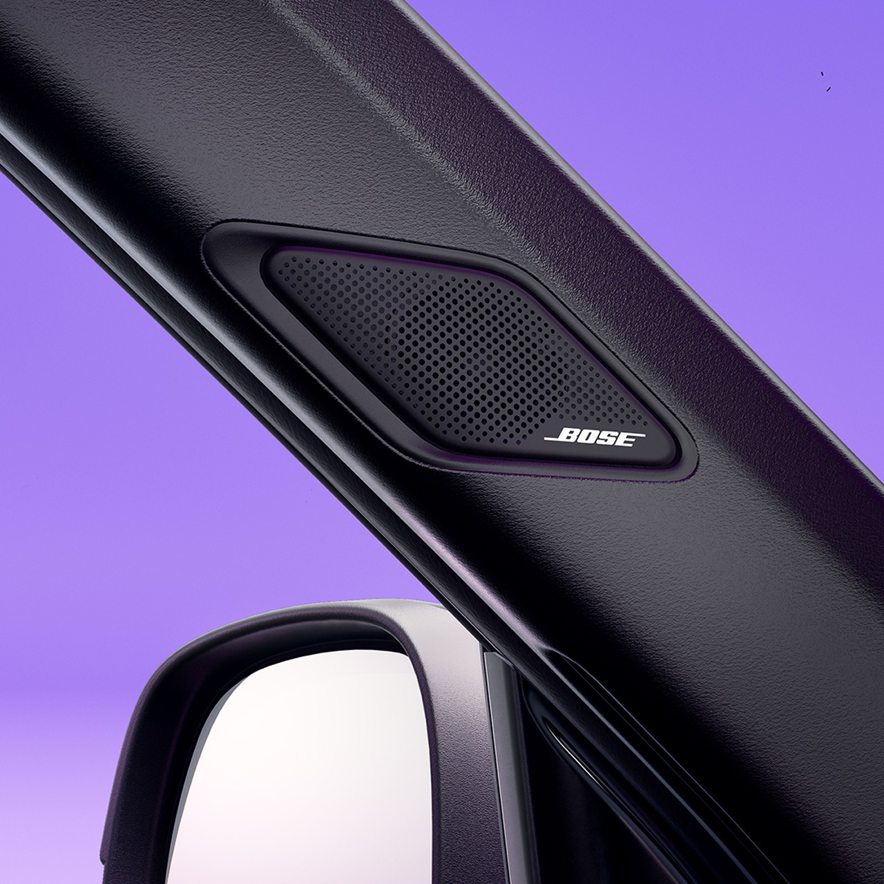 Bose speaker detail inside the Honda Super-N electric city car