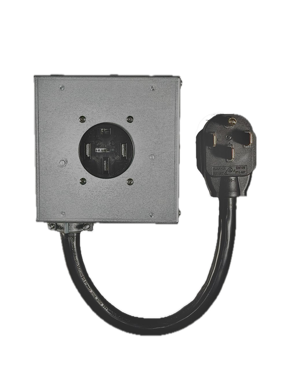 iGuard plug-in electric stove shutoff unit with metal power box and range cord