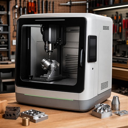 InfiMaker K1 desktop 5-axis CNC machine square product image
