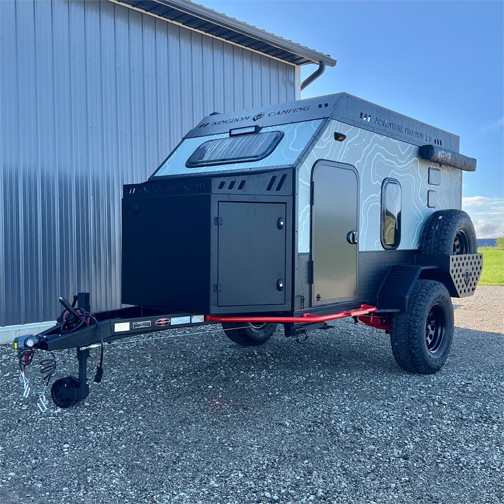 Kingdom Camping Adventure Pro Mini 2.0 black and gray exterior with off-road tires