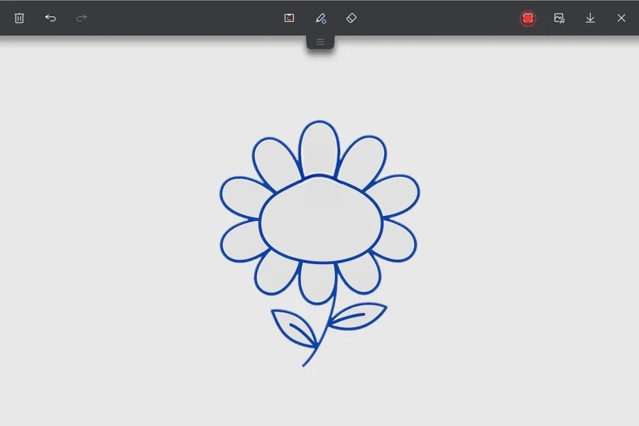 LG StanbyME 2 Max touchscreen being used as a drawing canvas