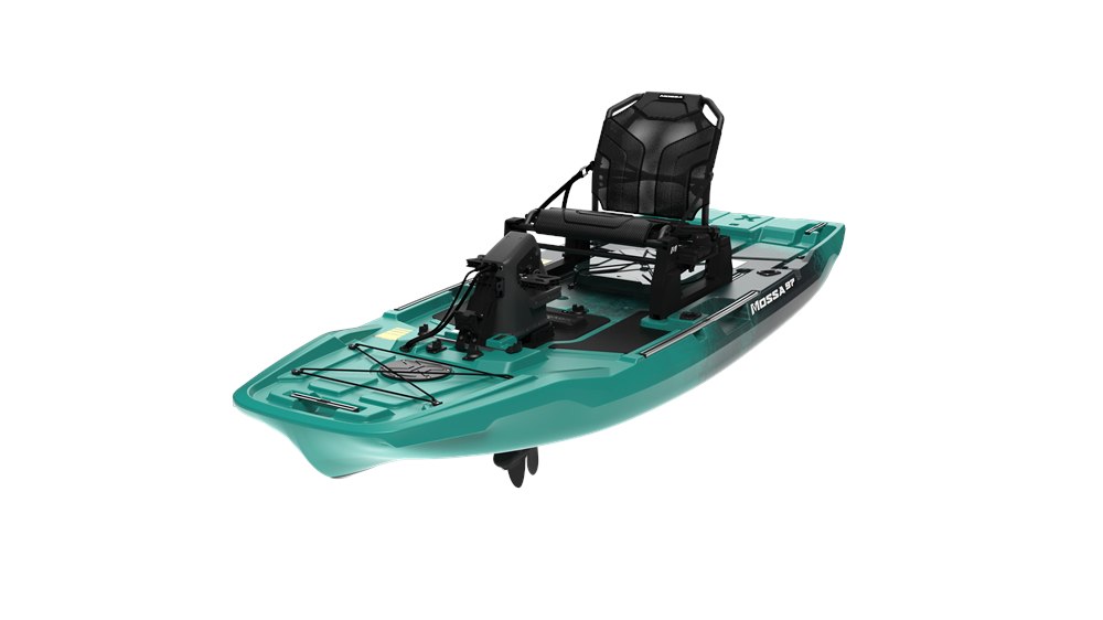 VoyaX MOSSA 97 compact electric fishing kayak