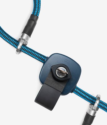 Cordalock bike lock shown as portable cycling gear