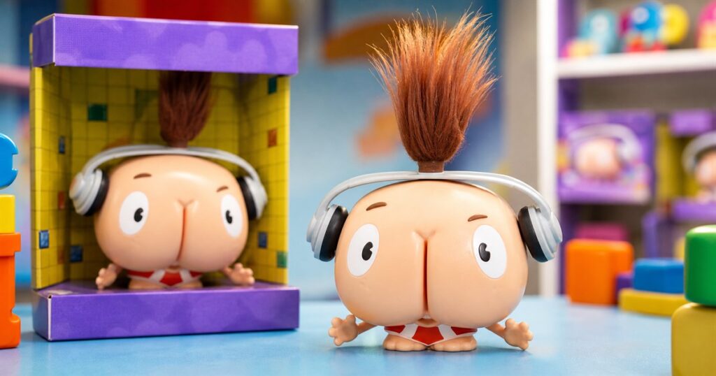 Generated editorial image of Chester Cheeks Butt Face interactive toy