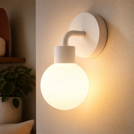 Generated no-text square image of a Poplight-style rechargeable wall sconce