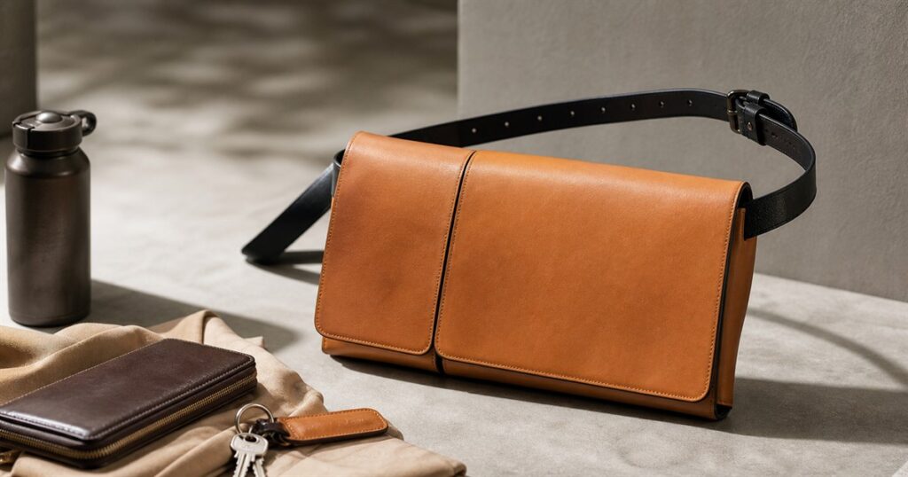 Secrecy CENTER BAG custom leather sling bag featured image
