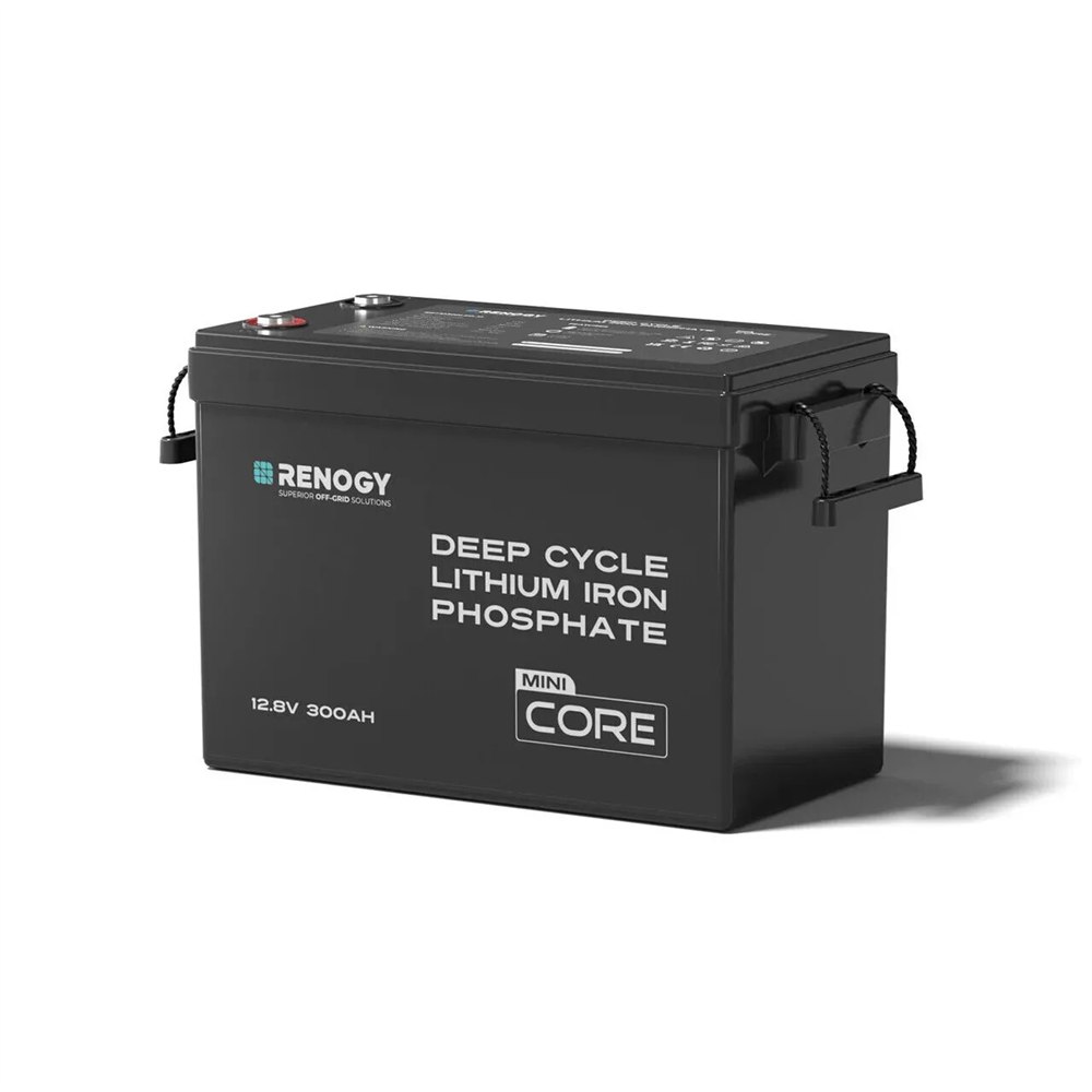 Renogy lithium battery system used in a Stockman Rover camper