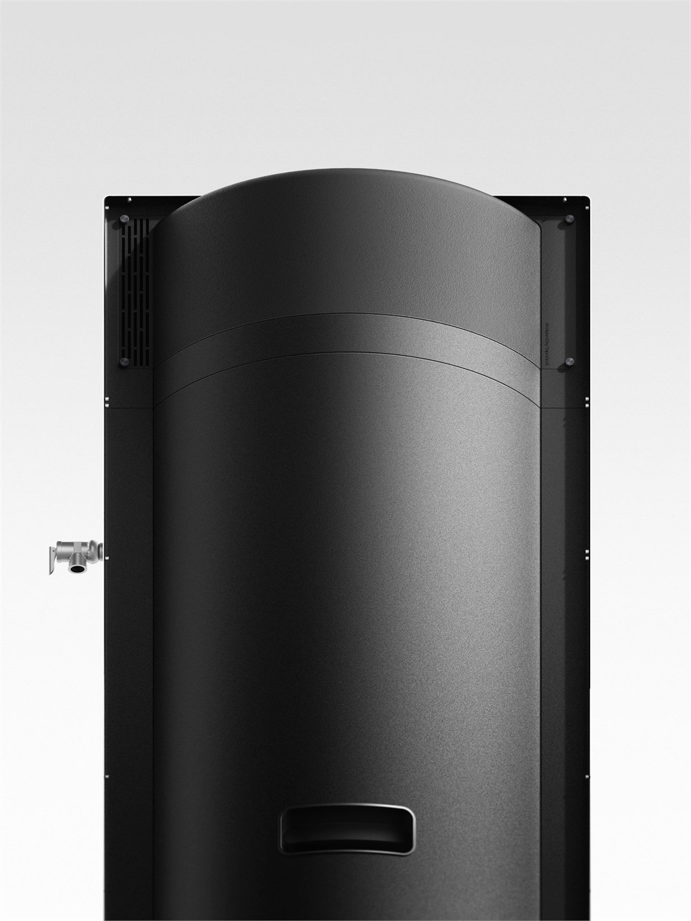 Front detail view of the Superheat H1C smart water heater