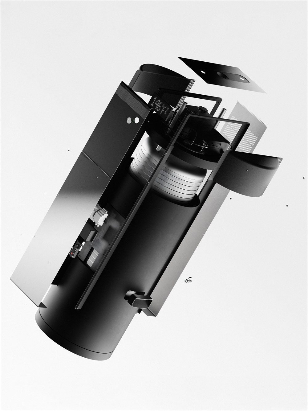 Superheat H1C internal hardware and heat capture design