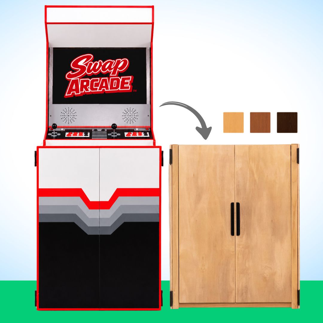Swap Arcade finish and cabinet design options