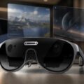 URXR One spatial computing glasses with floating virtual screens