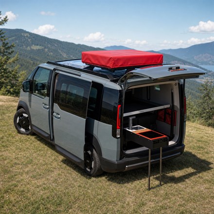 Vantrack LightCamp electric Kia PV5 camper conversion thumbnail