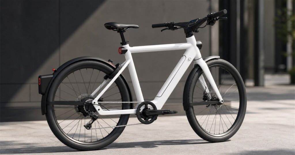 Volkswagen Sport eBike with integrated rear camera and smart display