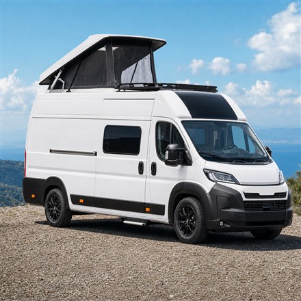 Generated no-text square image of the Westfalia Columbus Liner camper van