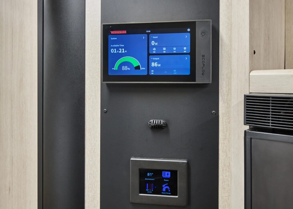 Winnebago Elora/Resa EcoFlow power system controls