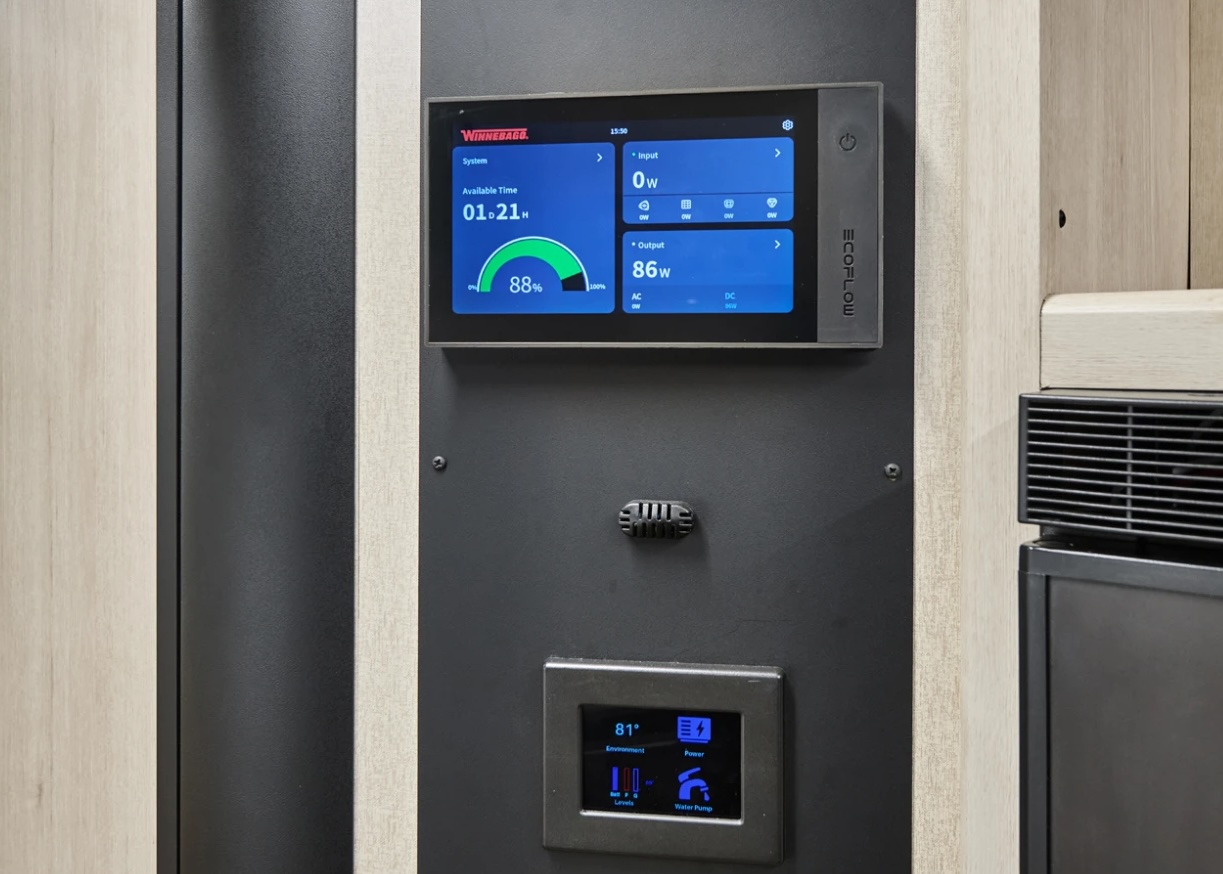 Winnebago Elora/Resa EcoFlow power system controls