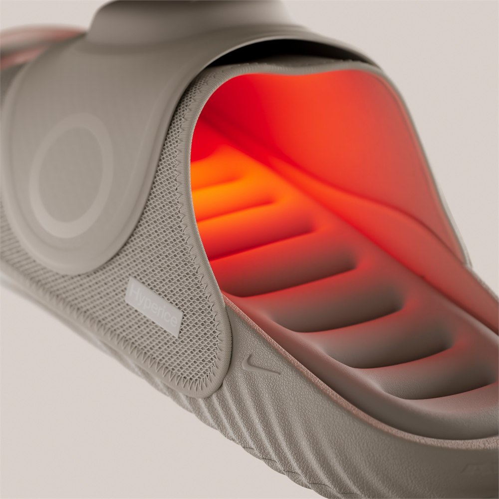 Nike Air Zoom Hyperslide recovery slide angled product view