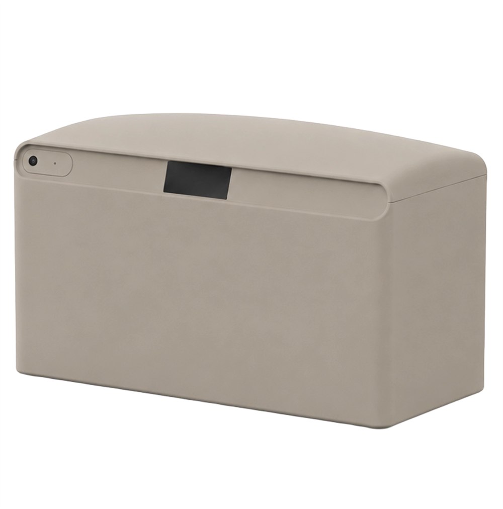 Arculus Boxx sand-colored smart package vault