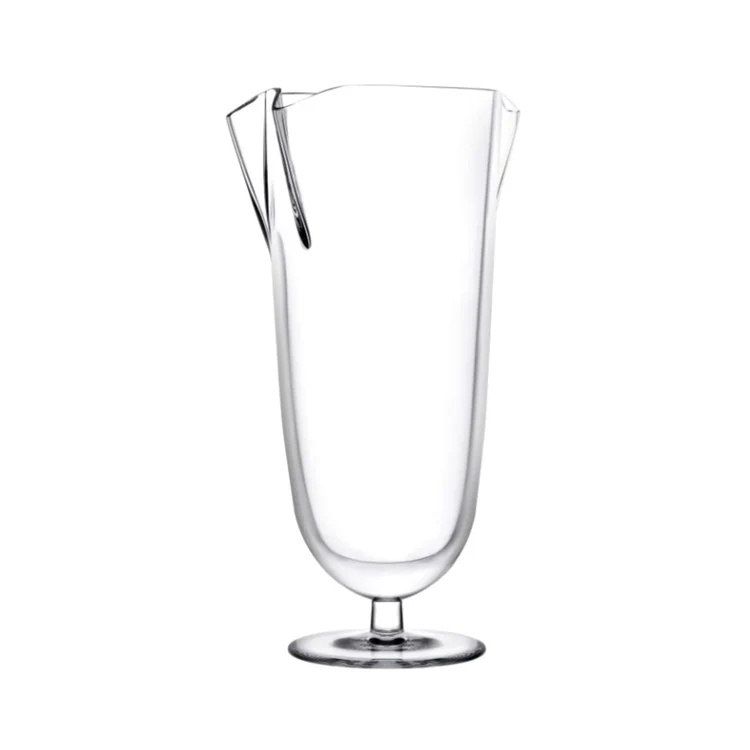 NUDE Bar/Giani Double Pour Mixing Glass standing upright on its foot