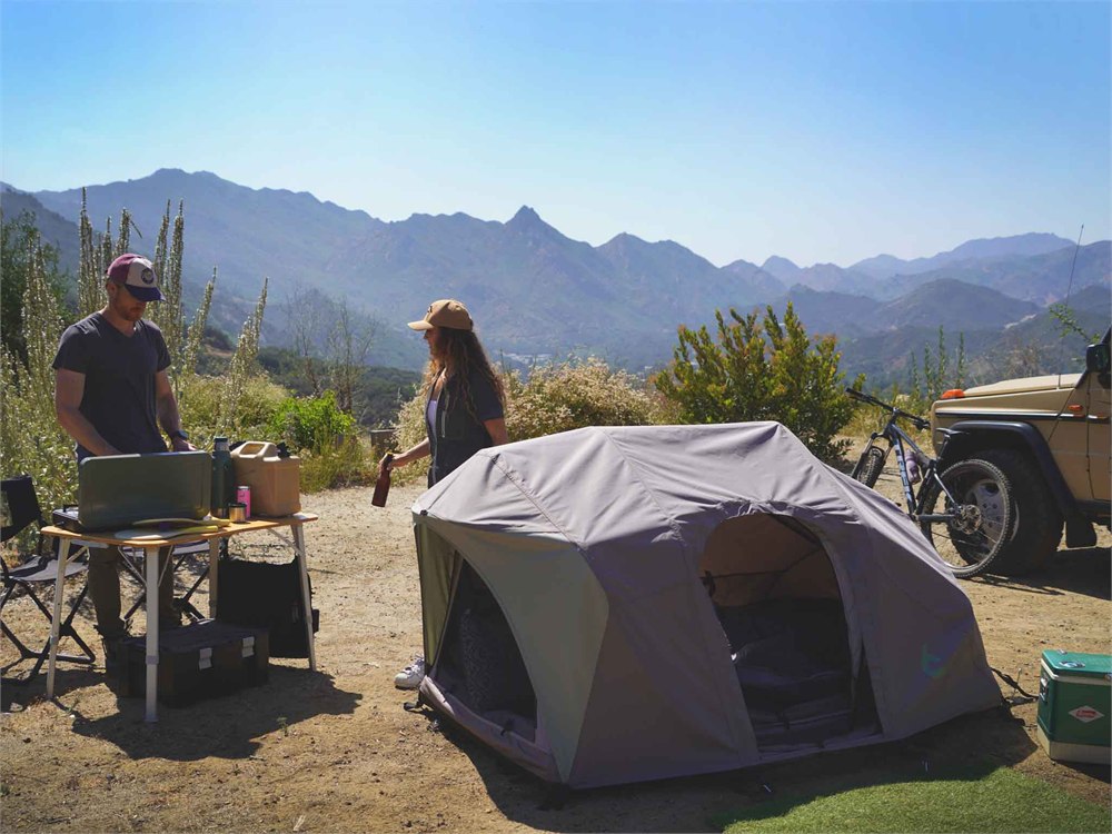 C6 Outdoor Rev Tent Gen 2 set up at a campsite official product image