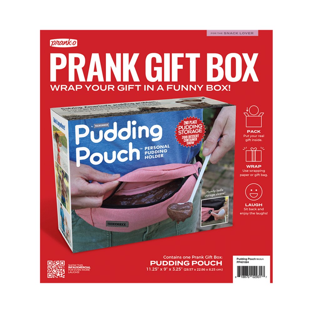 Pudding Pouch prank gift box official product image