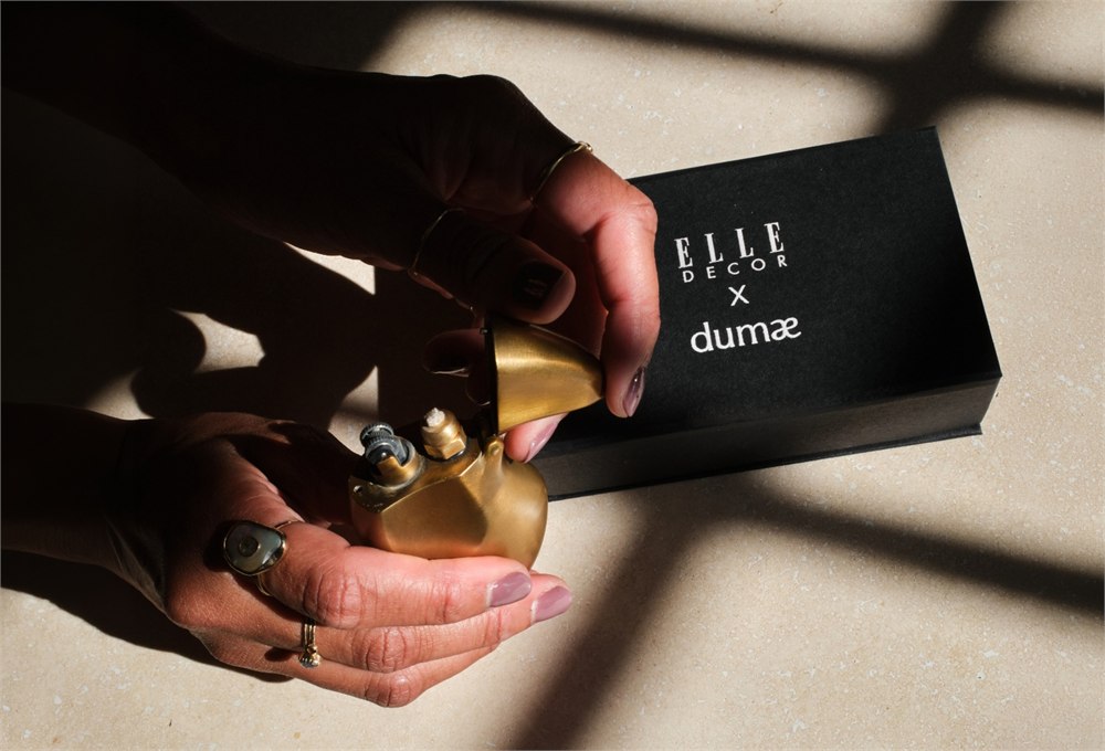 Dumae Kayla sculptural brass lighter product image 2