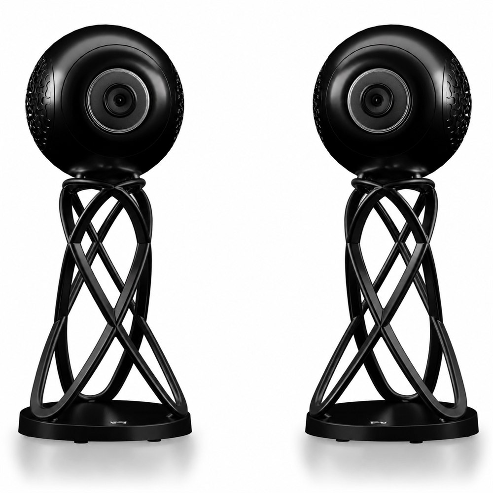 Cabasse LA SPHERE EVO speaker shown from an angled product view