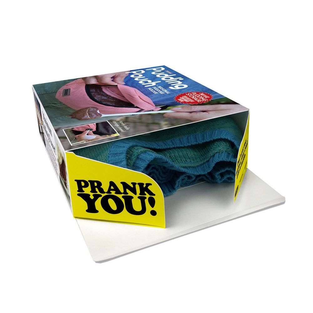 Pudding Pouch prank gift box official product image
