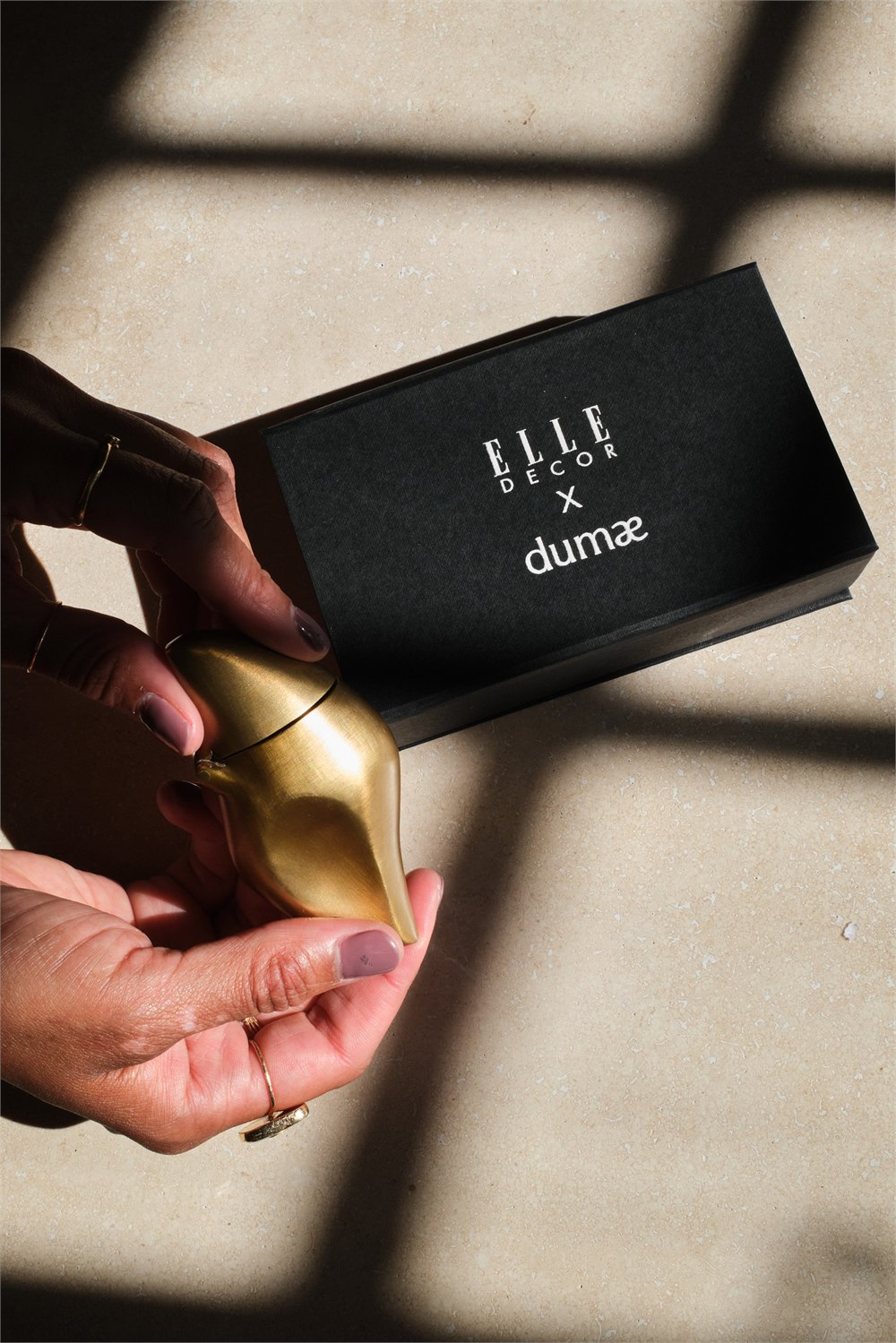 Dumae Kayla sculptural brass lighter product image 5
