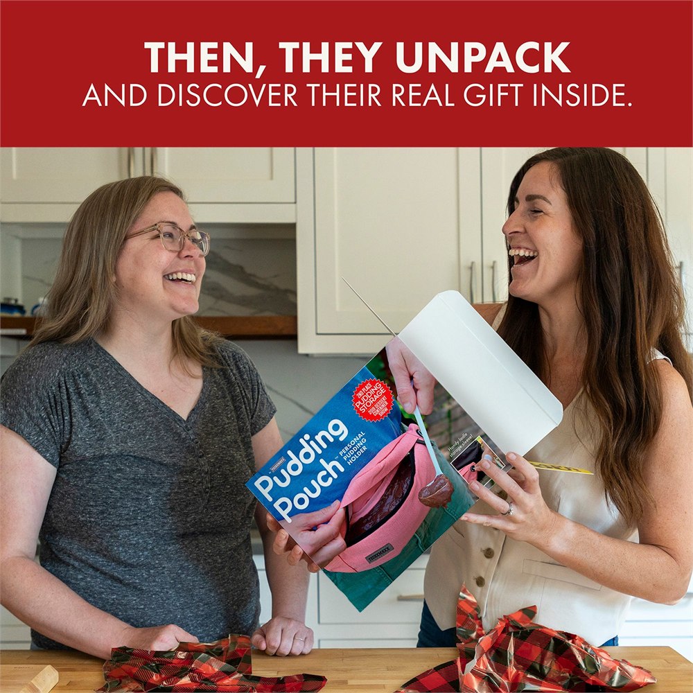 Pudding Pouch prank gift box official product image