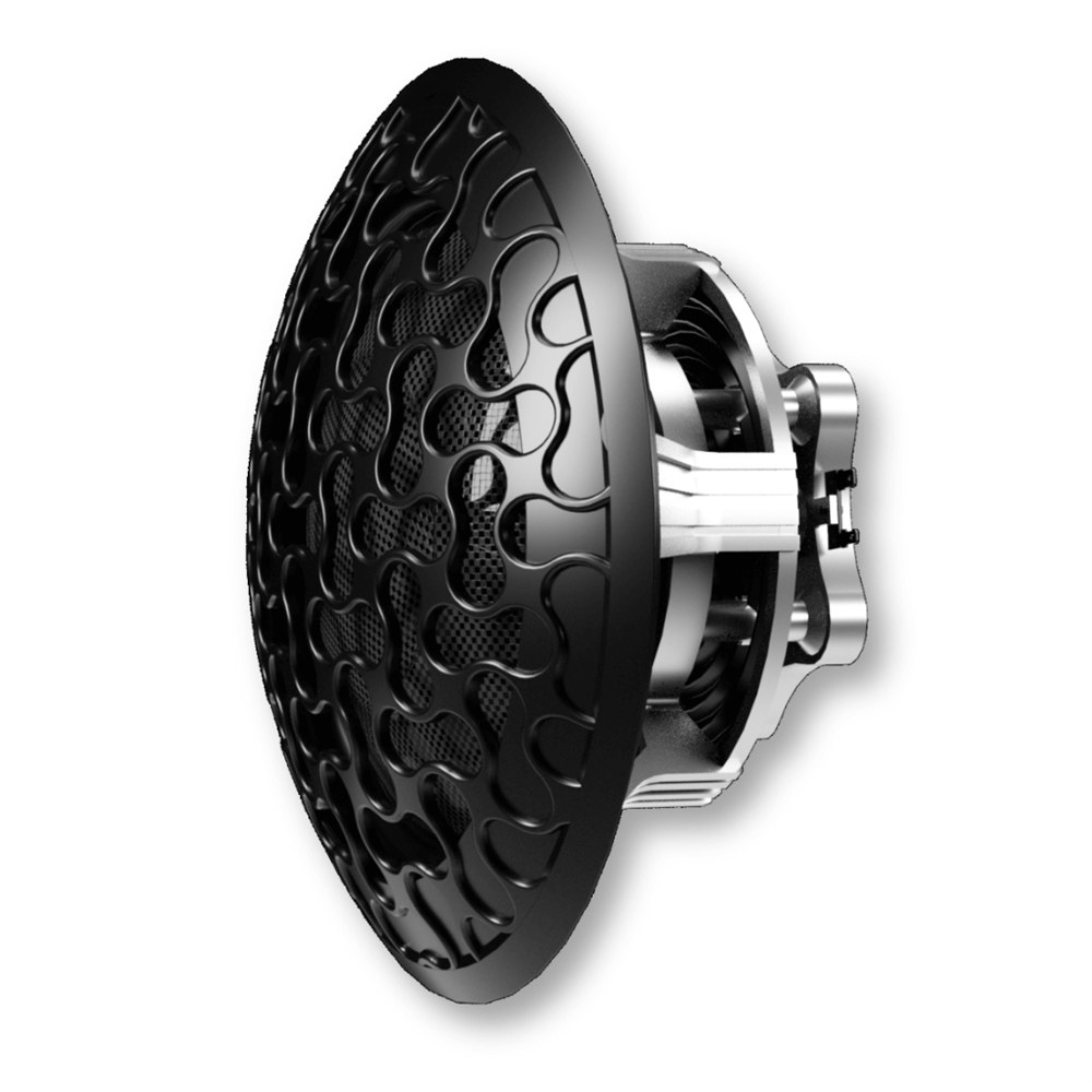 Detail view of Cabasse LA SPHERE EVO speaker components and internal acoustic design
