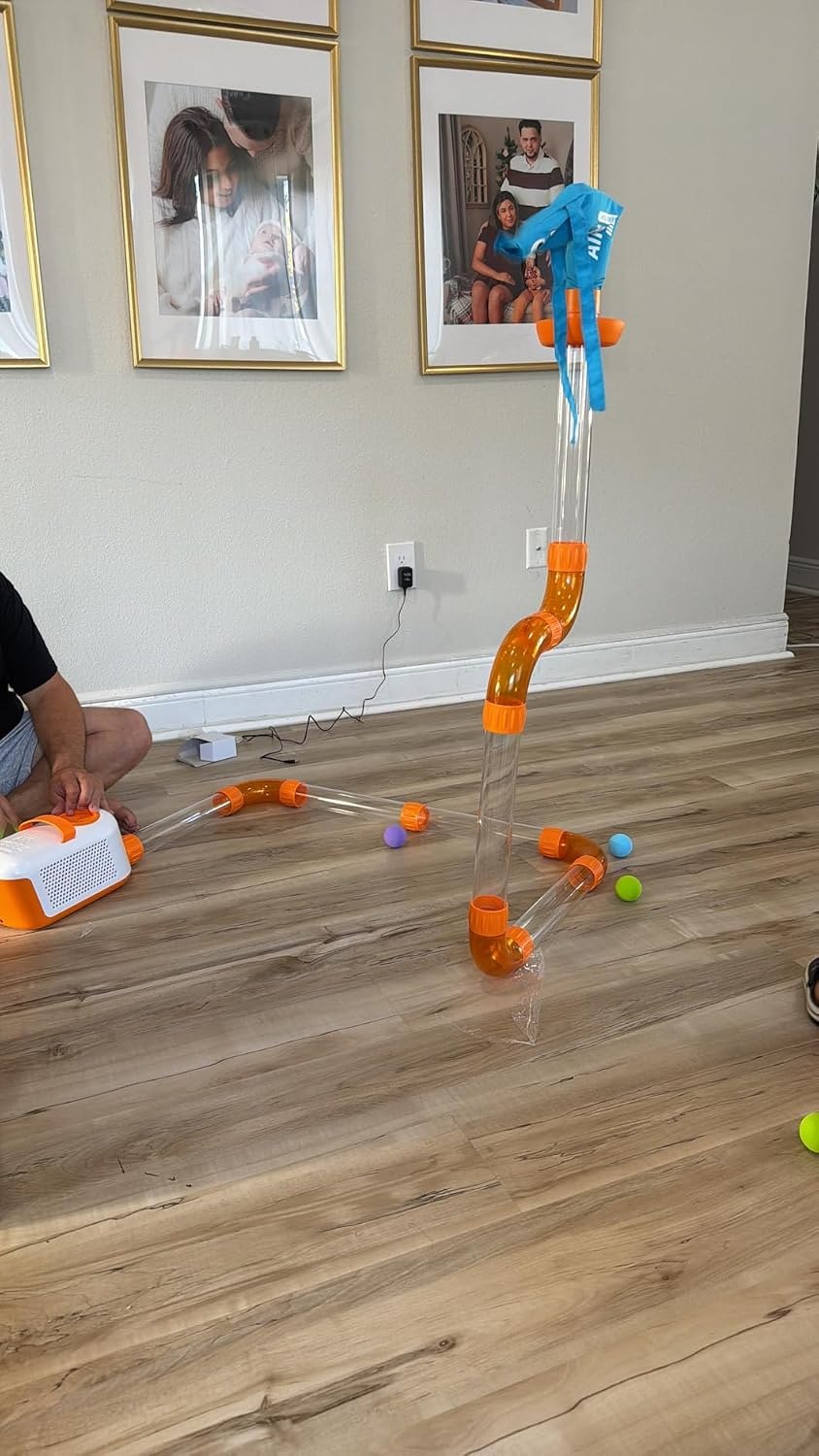 Air Toobz fan base and orange connector details
