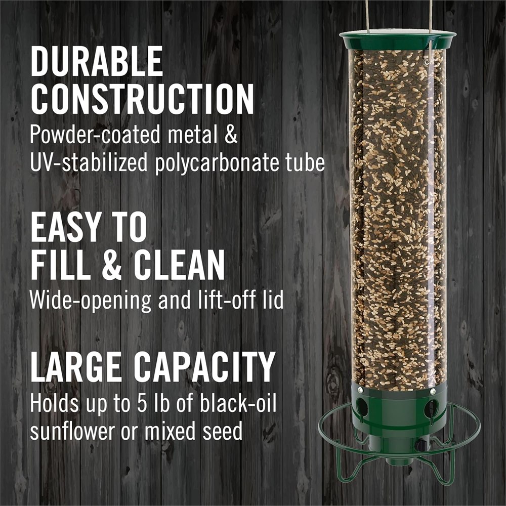 Feature panel showing the durable construction and large capacity