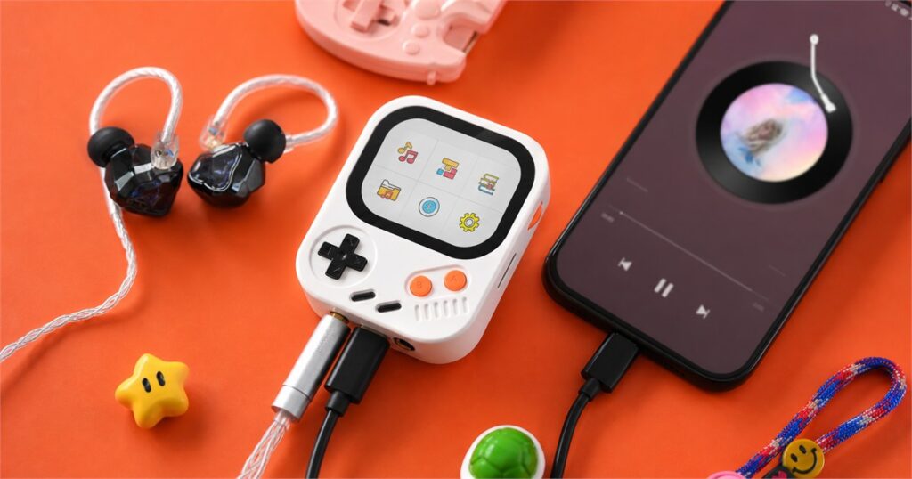 HIDIZS AP30 Music Boy wearable hi-res music player with wired earbuds and phone