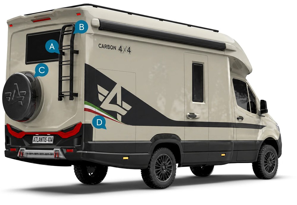 Atlantis Carbon 4x4 rear exterior render