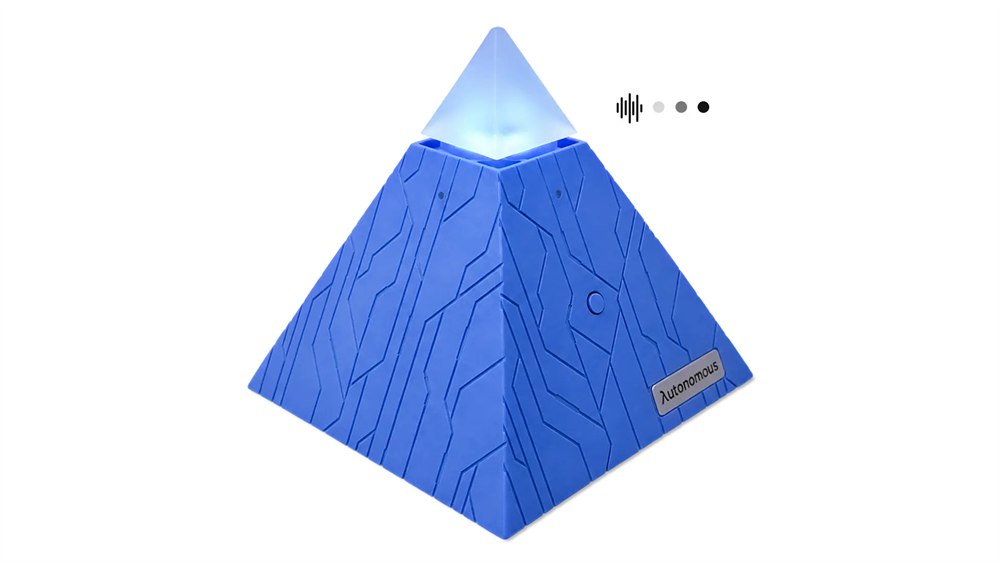 Autonomous Intern 2 glowing pyramid desktop AI agent product view