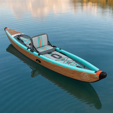 This Inflatable Kayak Converts Into a Pedal-Drive Fishing Platform