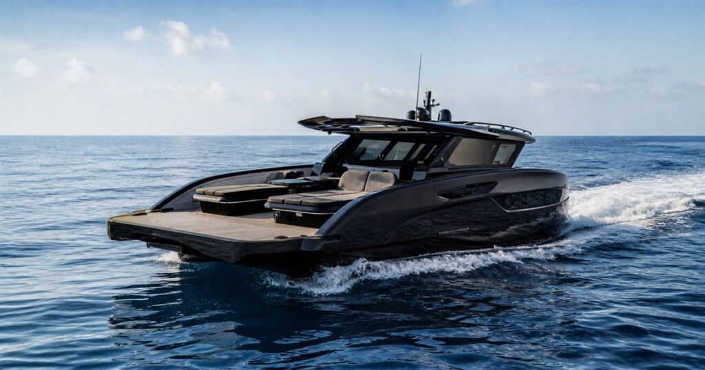 BRABUS ULTIMA 55 hydrofoil catamaran featured image on open water