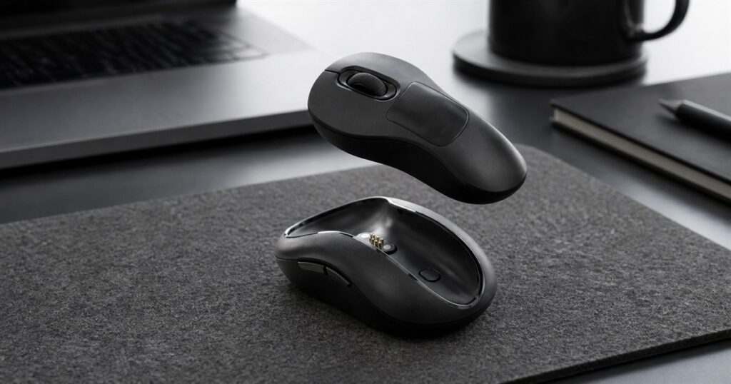 MBox DS21 modular ergonomic mouse with detachable handheld air controller