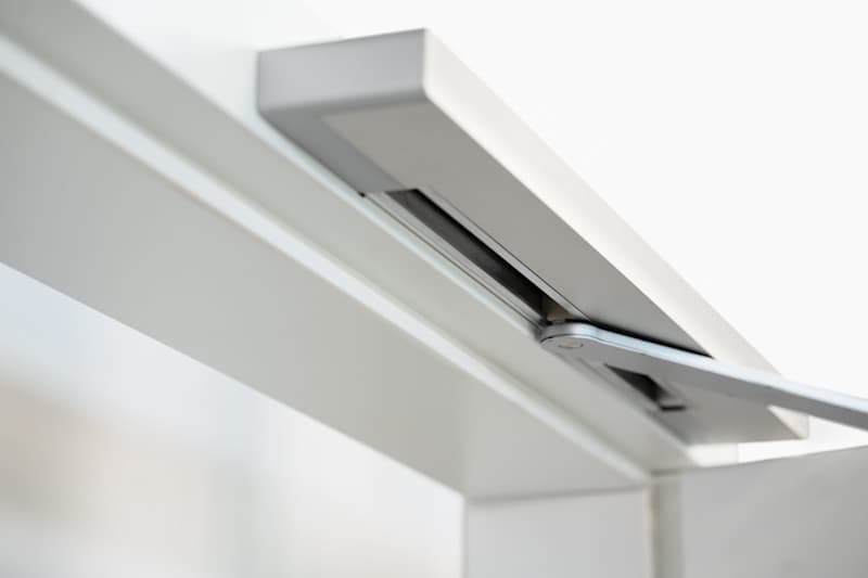 close-up of the EasyAssist low-energy swing door operator arm