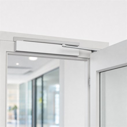 square image of dormakaba EasyAssist retrofit door opening assistant