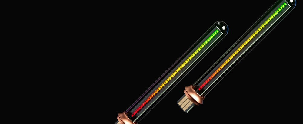Fosi Audio music visualizer displayed as a compact desk light