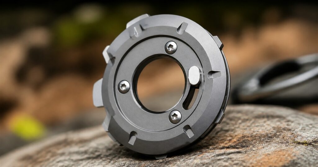 Generated no-text product image of the GEO rotating 5-in-1 multi-tool