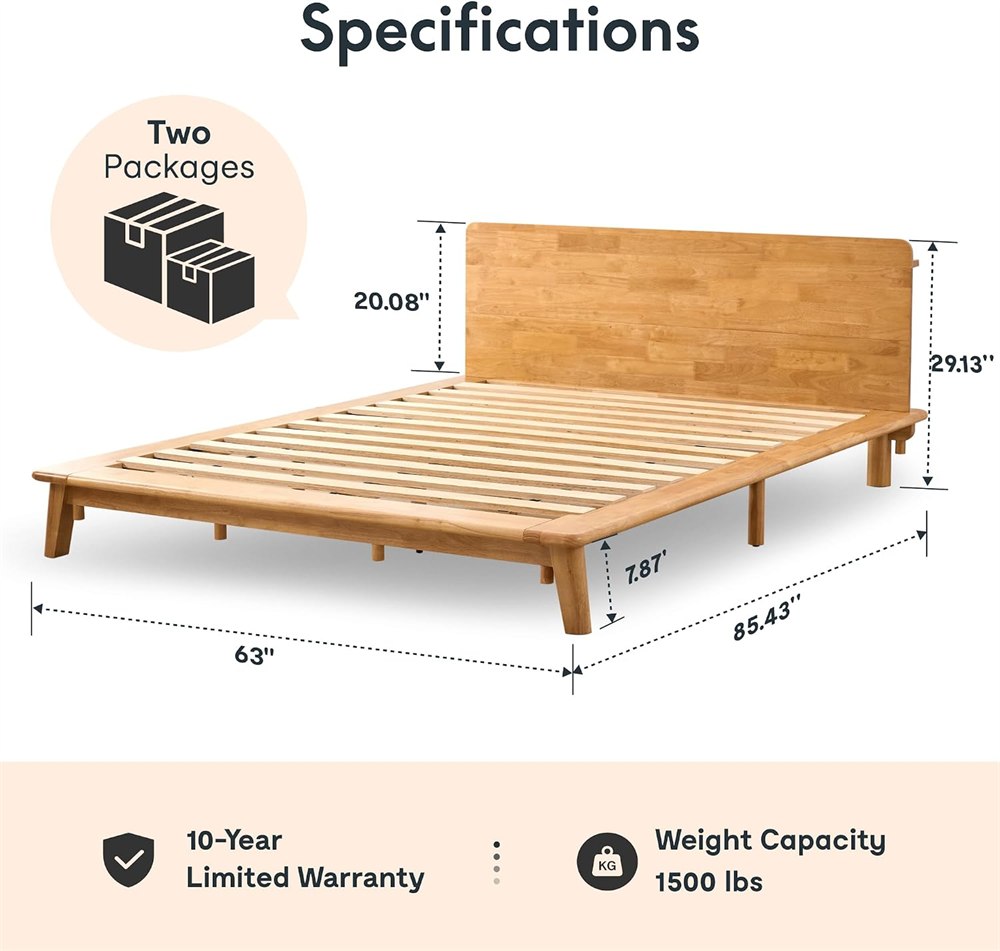 FLEXISPOT Hako G1 tool-free platform bed image 2