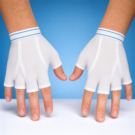 These Fingerless Gloves Look Like Underpants for Your Hands