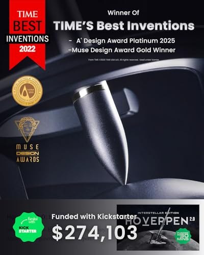 novium Hoverpen Interstellar refill and accessory detail