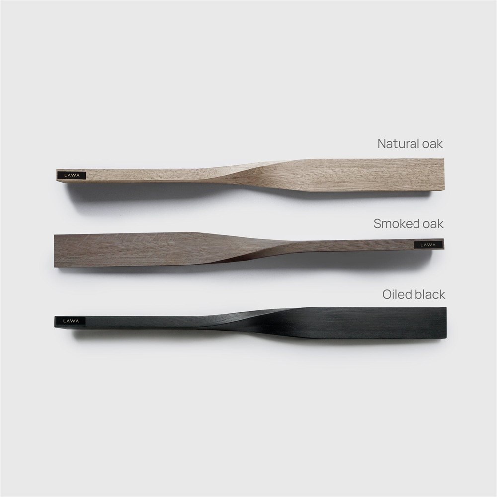 LAWA Design Twist Shelf magnetic oak wall shelf image 1
