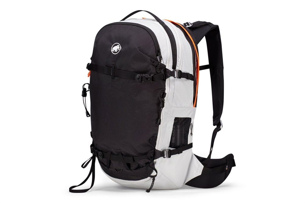 Mammut Haldigrat E2 platinum launch image credited to Mammut in GearJunkie coverage