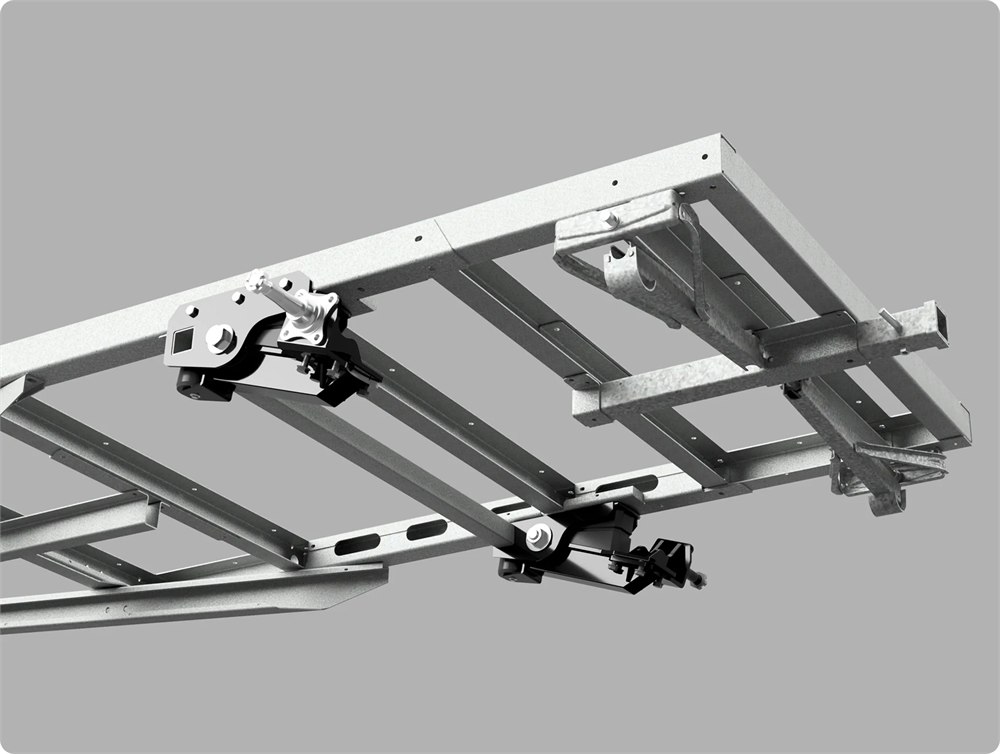 Motsmann Outranger galvanized steel chassis and suspension hardware