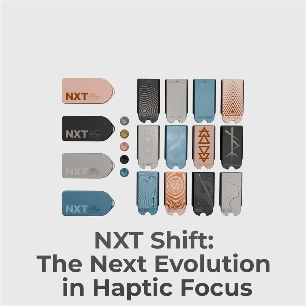 NXT Shift docks, cartridges, and nodes in multiple finishes